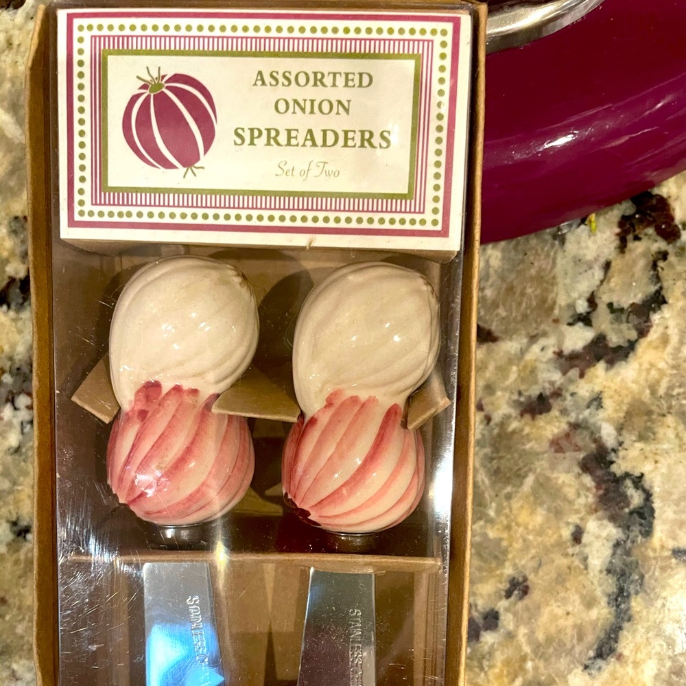 Williams Sonoma Onion Spreaders.
